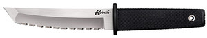 Cold Steel CS-17TS Kobun  5.50" Fixed Tanto Serrated AUS-8A SS Blade/Black Checkered Kray-Ex Handle Includes Sheath                                                                                      (AXPIK)