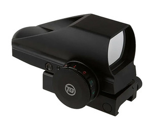 Truglo TG8380B TruBrite Dual Color 1x 34mm MultiReticle Dual Illuminated RedGreen 4 Pattern CR2032 Lithium Black (APJTN)