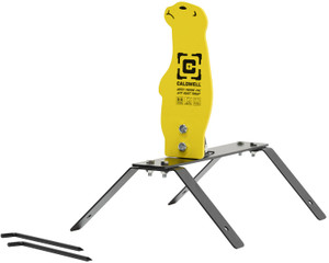 Caldwell 1178561 Auto Reset  Rifle Yellow AR500 Steel Prairie Dog Includes Ground Stakes                                                                                                                 (LCD4R)