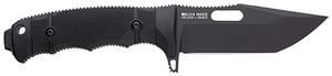 S.O.G SOG17210257 Seal FX 4.30" Fixed Tanto Plain Black Cerakote CPM S35VN SS Blade Black GRN/SS Handle Includes Sheath                                                                                  (B7KLU)
