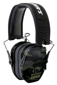 Walker's GWPRSEMMCCG Razor Slim Electronic Muff 23 dB Over the Head Multi-Cam/Black Polymer                                                                                                              (OQK39)