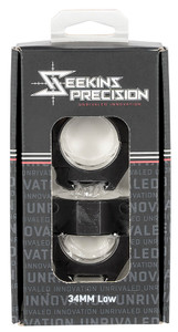 Seekins Precision 0010630002 Scope Rings Matte Black 34mm Low (C8VBG)