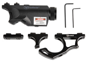 Firefield FF35010K Rival XL Foregrip Flashlight Red Laser Combo Kit  Matte Black 75/150 Lumens White LED Light                                                                                           (D0GZZ)