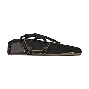 Allen 90650 Rocky Double Rifle Case 50" Black Endura w/Tan Trim, Daisy Chain Loops, Lockable Zippers, Adjustable/Removeable Padded Shoulder Strap Holds 2 Rifles                                         (FQNMY)