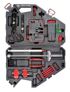 Real Avid AVAR15AMK Armorer's Master Kit AR15 Gray/Red Multiple (Y58RX)