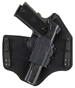 Galco KT600B KingTuk Deluxe IWB Black Kydex/Leather Compatible w/Glock 42 UniClip Mount Right Hand                                                                                                       (GWX8L)