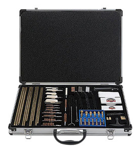 DAC UGC100S Super Deluxe Universal Gun Cleaning Kit Multi-Caliber/61 Pieces Silver                                                                                                                       (1MR71)