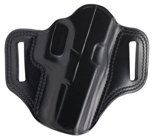 Galco CM228B Combat Master  OWB Black Leather Belt Slide Compatible w/Glock 20/21/37, Belt 1.75" Wide Right Hand                                                                                         (32GGN)