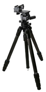 KOPF Jager KJ85004K K800  Tripod made of Carbon Fiber with Black Finish, Adjustable Reaper Rail, 4-Level Leg Extension, 21-87 Degree Pan & Tilt                                                          (R3JXM)