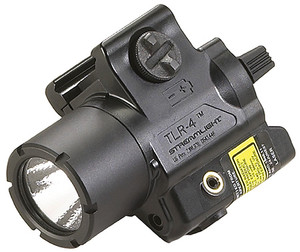 Streamlight 69240 TLR-4 Gun Light  Black 170 Lumens White C4 LED/Red Laser (18CWP)