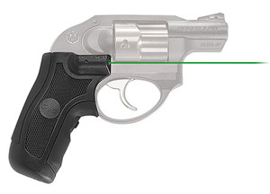 Crimson Trace 0145301 LG-415G Green Lasergrips  Black Ruger LCR (73ELC)