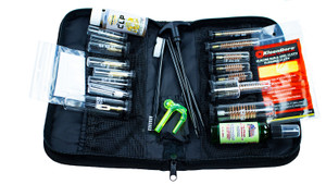 KleenBore TAC100 Tactical Maintenance System Multi-Caliber/12 Gauge/Black Zippered Pouch Case                                                                                                            (VQPXI)