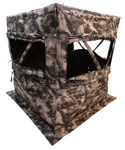 BogPod 1134435 Prevail Sitting Hub Blind Mossy Oak Terra 600D Polyester (P7IU6)