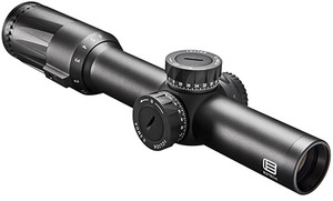 Eotech VDU16FFSR1G Vudu FFP Black Hardcoat Anodized 1-6x 24mm 30mm Tube Illuminated Green SR1-MRAD Reticle Features Throw Lever (FMKYF)