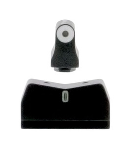 XS Sights GL0004S5 DXT Big Dot Night Sights fits Glock  Black | Green Tritium White Outline Front Sight Green Tritium White Outline Bar Rear Sight (85848)