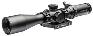 TruGlo TG-8541TLR Eminus  Black Anodized 4-16x44mm 30mm Tube Dual Illuminated (Green/Red)TacPlex MOA Reticle (D56AB)