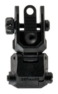 Kriss USA DAPRSBL00 Defiance Rear Flip-Up Black AR-15 Low Profile Polymer (L3879)