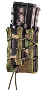 High Speed Gear 112RP0MC TACO X2RP Mag Pouch Double MultiCam Nylon MOLLE Compatible w/ Rifle Compatible w/ Pistol                                                                                        (DEGDE)
