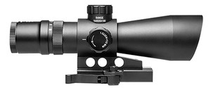 NcStar STP3942GV2 Mark III Tactical Gen 2 Black Hardcoat Anodized 3-9x 42mm Dual (Blue/Green) Illuminated P4 Sniper Reticle (OYF2V)