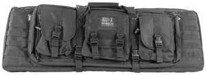 Bulldog BDT6037B BDT Tactical Double Black Nylon 2 Rifles (7WXH9)