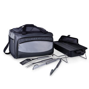 Buccaneer Portable Charcoal Grill & Cooler Tote (8D6MI)
