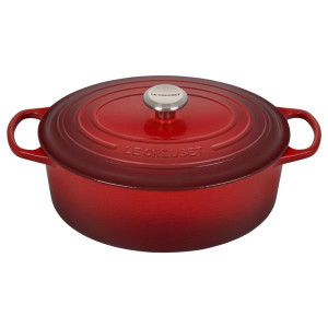 6.75-Quart Signature Cast Iron Oval Dutch Oven (2NW5T)