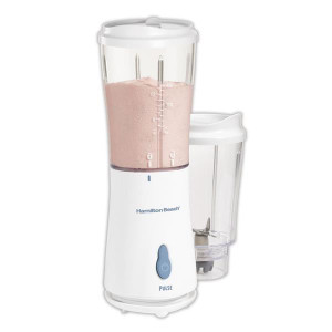 Smoothie Blender with Two Travel Jars & Lids (7KXN5)