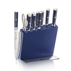 Kita Series 12-Piece HUA Blue Knife Block Set (0MOYV)