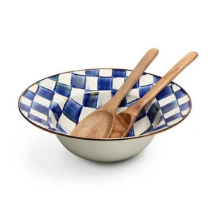 Royal Check Salad Serving Set (UKEEG)