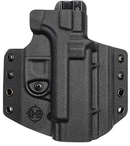 C&G Holsters 0006100 Covert  OWB Black Kydex Belt Loop Fits Glock 19 Fits Glock 23 Fits Glock 45 (B36FO)