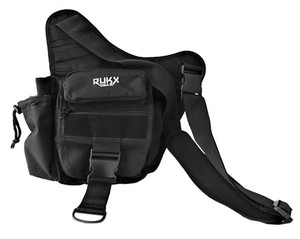 Rukx Gear ATICTSBB Sling Bag  Black 600D Polyester Single Strap (N10WK)