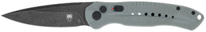 CobraTec Knives GRYDIABLOAUTO Diablo  3.50" Folding Black Stonewashed D2 Steel Blade, 4.75" Gray Textured G10 Scales Handle                                                                              (GKRO7)