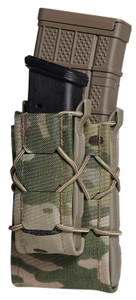 High Speed Gear 24DD00MC TACO Gen 2 Double Decker Multi-Cam Nylon MOLLE Compatible w/ Rifle/Pistol                                                                                                       (UVRI0)