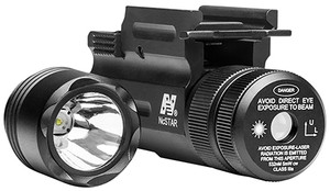 NcStar AQPTFLG Flashlight & Green Laser Combo  Black Anodized 150 Lumens White Light Cree LED (5P0WF)