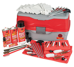 Shooters Choice 900MC Bullseye Box Cleaning Kit MultiCaliber12 Gauge Firearm Type Universal NylonBronzeStainless Steel Bristle (1E360)