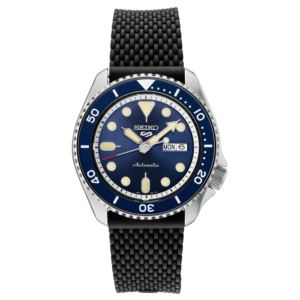 Seiko 5 Sport, Automatic, Silicone Strap, Blue Dial, Sporty (ZZX5M)