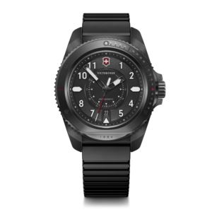 Journey 1884 43Mm, Black Stainless Steel Case, Black Aluminium Bezel, Black Dial, Black Rubber Strap (UUIM0)