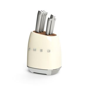 6Pc Knife Block Set Cream (VDSTR)