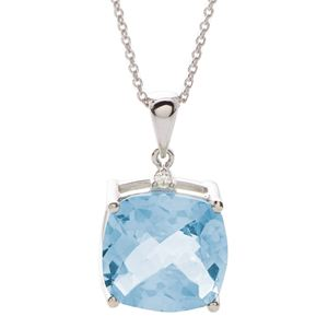 Blue Topaz Necklace (S661T)