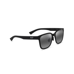 Paulele Asian Fit Polarized Sunglasses Matte Black Frame Neutral Gray Lens (UXYSF)