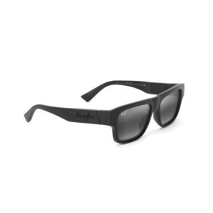 Kokua Polarized Sunglasses Matte Black Frame Neutral Gray Lens (Q1Z7Q)