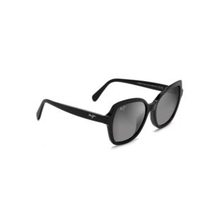 Mamane Polarized Sunglasses Black Gloss Frame Neutral Gray Lens (UT5W8)
