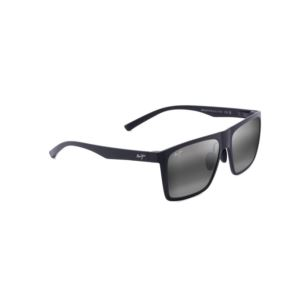 Honokalani Polarized Sunglasses Matte Black Frame Neutral Gray Lens (78RE2)