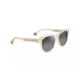 Akahai Af Polarized Sunglasses Shiny Trans Yellow Neutral Gray Lens (6IUI2)