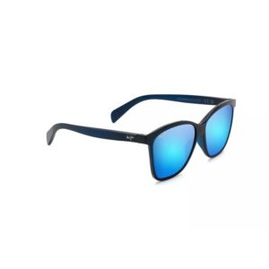 Liquid Sunshine Polarized Sunglasses Translucent Navy Frame Blue Hawaii Lens (CQSPT)