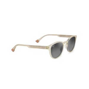 Hiehie Polarized Sunglasses Shiny Yellow Frame Neutral Gray Lens (EU67S)