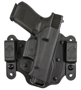 DeSantis Gunhide 176KA8BZ0 Intruder 2.0 IWB/OWB Black Kydex Belt Loop Fits Glock 43/43X Right Hand                                                                                                       (4FWIF)