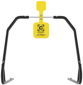Caldwell 1196226 Daul Spinner  Yellow AR500 Steel 3/8" Thick Standing Target Includes 5" & 8" Plates                                                                                                     (DDZG1)