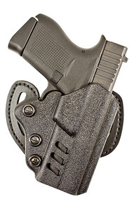DeSantis Gunhide 042KAB2Z0 Facilitator  OWB Black Kydex Belt Slide Fits Glock 17/17 Gen5/22/31/47 Right Hand (QDT19)