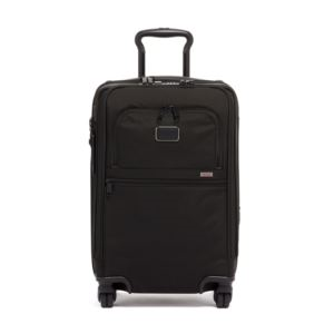 Alpha International Office 4 Wheeled Carry-On- Black (WZG9G)